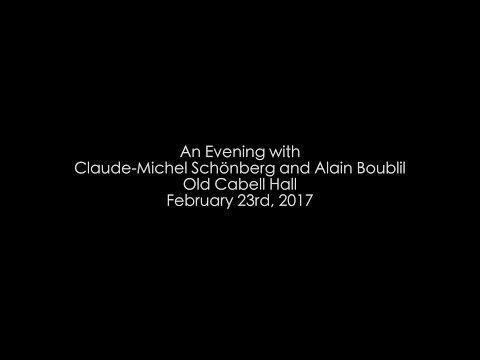 An Evening with Claude-Michel Schönberg and Alain Boublil