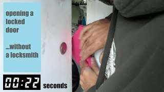 Unlocking a Door using a lid