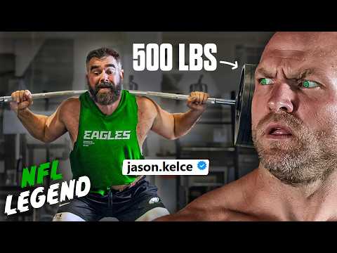 Strength and Conditioning Coach BLOWN AWAY by Jason Kelce's HEAVY NFL Workout