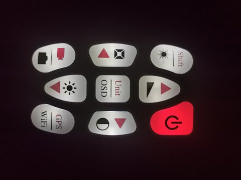 Панель управления — цифровой прицел дневного/ночного видения Wanney E50-II Plus/E53 (визуальное руководство 2)