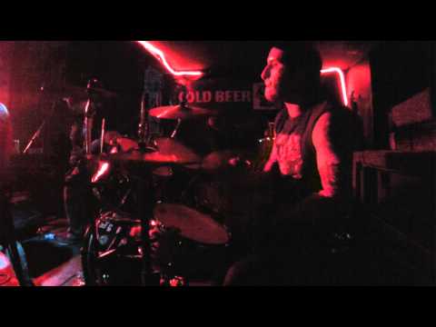 Filth Tribe - JOY SANCHEZ Drum cam - live at 5 Star Bar 7/07/2015