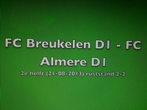 FC Breukelen D1 - FC Almere D1 2e helft (21-08-2013)