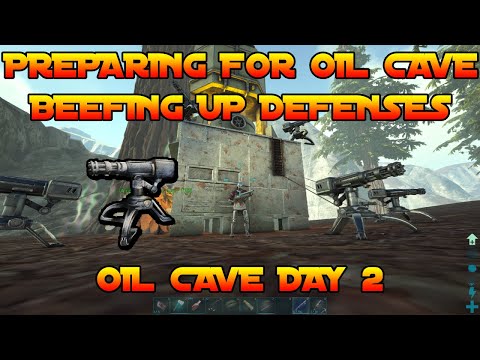 Val Oil Cave Preparing Defenses - Day 2 Solo | Small Tribes Unofficial PvP