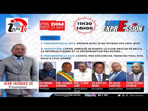 LIBRE EXPRESSION DU 21 SEPTEMBRE 2025