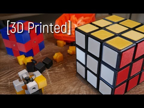 The Rubik's Cube Mechanism - 3D Printed!
