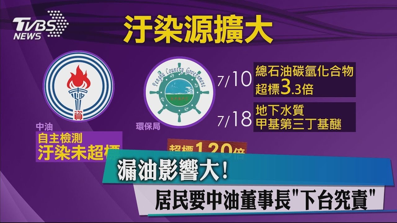 漏油影響大! 居民要中油董事長「下台究責」