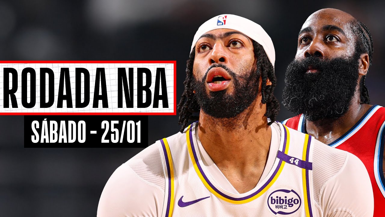 LAKERS vencem WARRIORS fora de casa; HARDEN anota 40 pontos para os Clippers - Rodada NBA 25/01