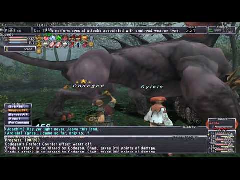 FFXI Monk solo of LVL 135 Shedu, Fenrir on VD, Belphegor