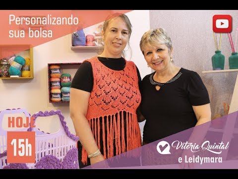Aprenda a decorar uma bolsa com Vitória Quintal