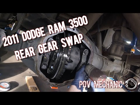 2011 Dodge Ram 3500 Rear Differential Gear Swap