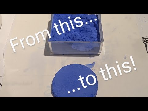 How to Make Your Own Pastel Pan from Powdered Pigment or Stick Pastels!