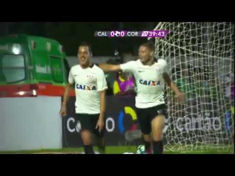 Gol de Rodriguinhos - Caldense 0 x 1 Corinthians 08-02-2017