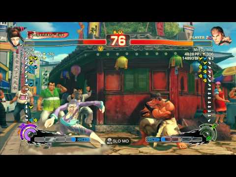 SSF4 AE 2012: lutuna (Juri) vs MrFuji boc (Ryu) - Xbox Live Ranked Match