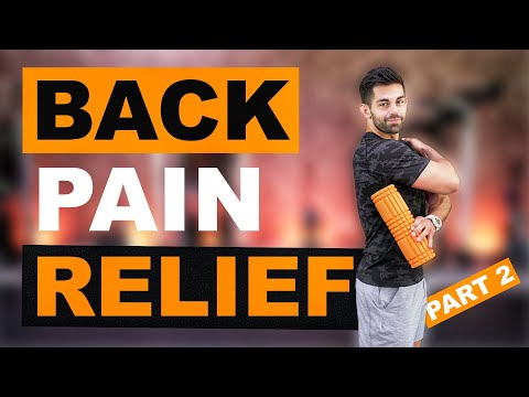 Foam Roller Exercise For Upper & Lower Back Pain Relief // Back Foam Rolling // #Shorts