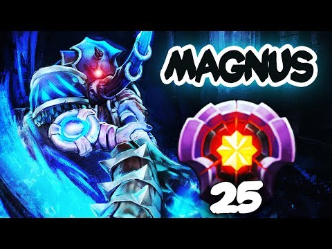 FIRST LEVEL 25 MAGNUS Divine Rank - Dota 2 EPIC Gameplay Compilation