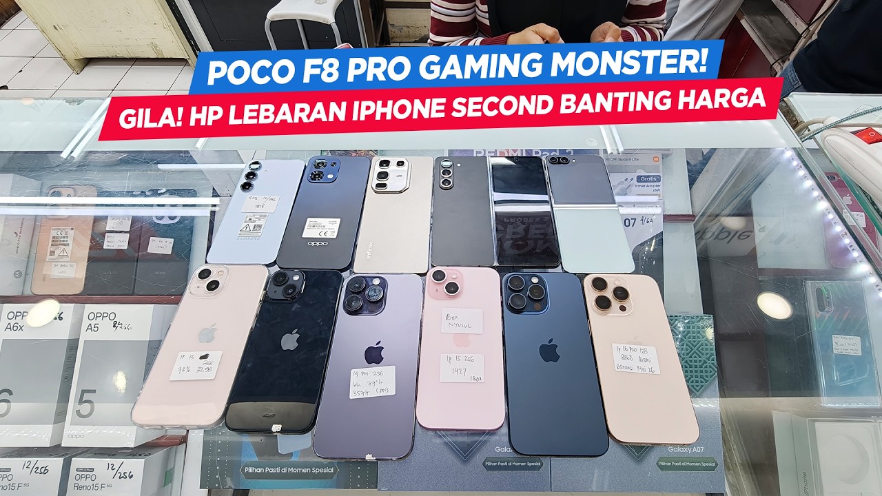 Cek Pasar Offline! BERBURU HP BARU BUAT LEBARAN 2026! Harga MURAH Mulai 1 Jutaan #MarZoom 363