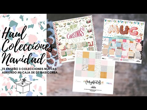 HAUL: COLECCIONES NAVIDAD BASICCREA - MUG, MERRY LITTLE XMAS Y MUJERCITAS - scrapbook making ideas