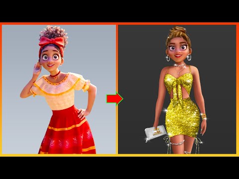 Disney Encanto: Mirabel Madrigal And Dolores Madrigal Glow Up | Cartoon World Art