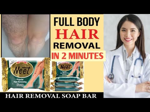 Neet hair removal soap review | Get rid of unwanted hair in just 2 minutes || Hair Removal Soap