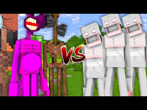 Monster School : SCP 096 vs Siren Head Family Battle Challenge - Funny Minecraft Animation SCP 6789