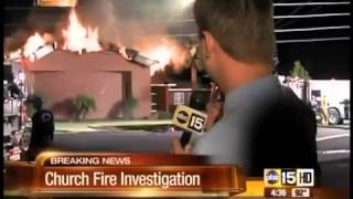 Fire burns through LDS church in Tolleson