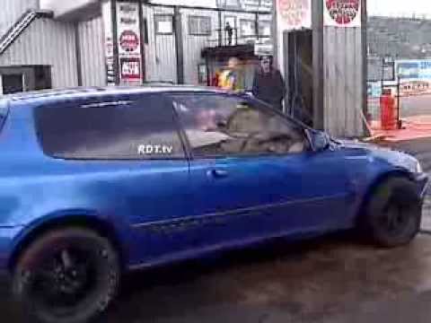 10.57 @ 137MPH Civic @ Santa Pod Saturday Night Special
