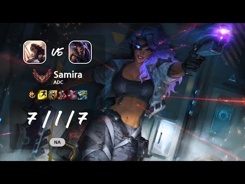 Samira ADC vs Draven - NA GrandMaster Patch 13.9