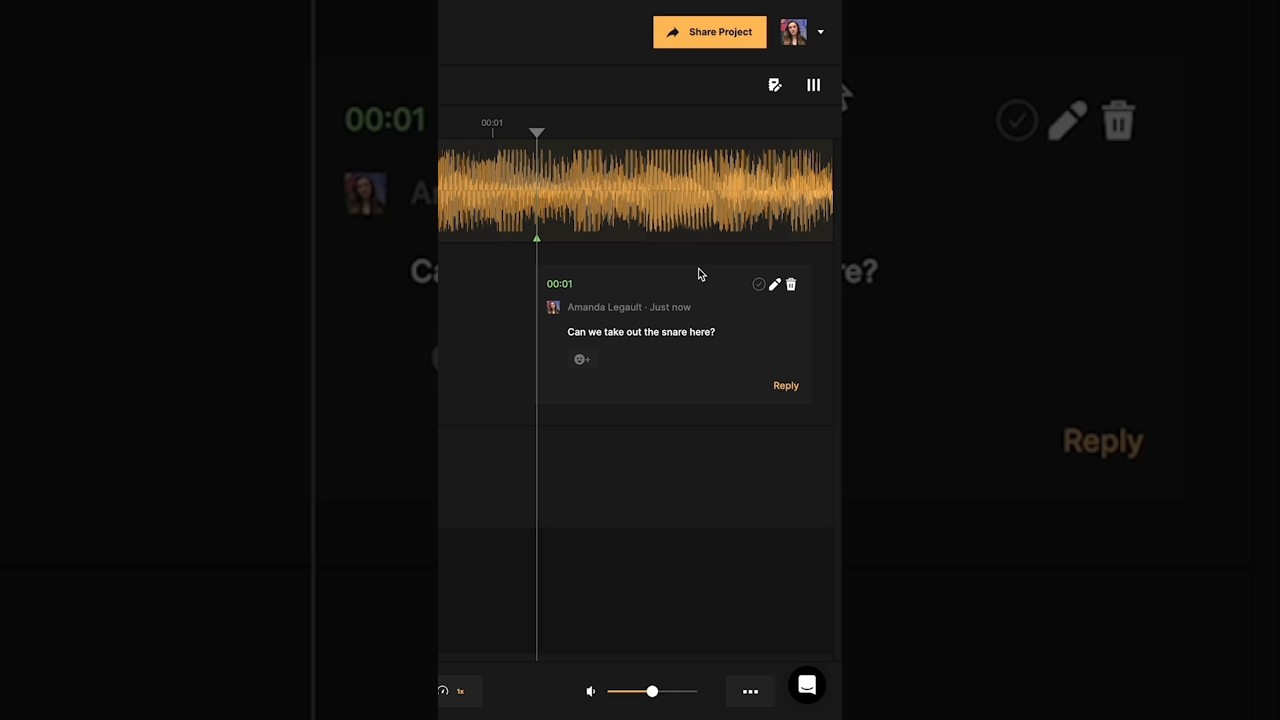 How to Comment on an Audio File