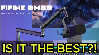 Fifine BM88 Low profile Boom Arm! Is it the PERFFECT Boom Arm?!