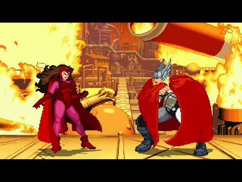 Thor vs Scarlet Witch | Marvel | Mugen