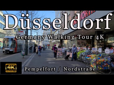 🚶🏼Walking Tour 4K Germany: Pempelfort / Nordstraße  [4K UHD]