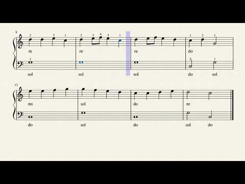 Ode to Joy (Ode à Alegria) for piano students