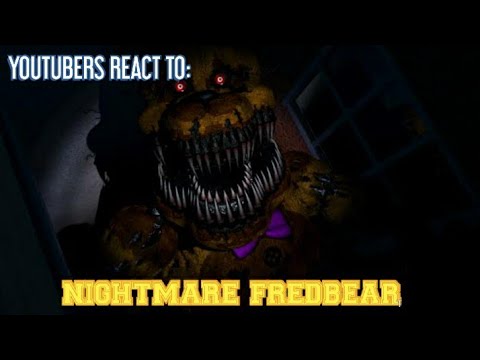 Gamers React to NIGHTMARE FREDBEAR | FNaF