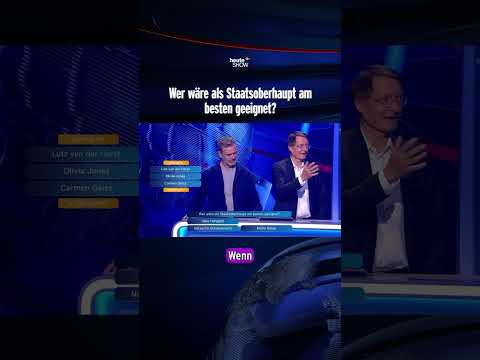Video Thumbnail: Wer wäre als Staatsoberhaupt am besten geeignet? | heute-show #shorts