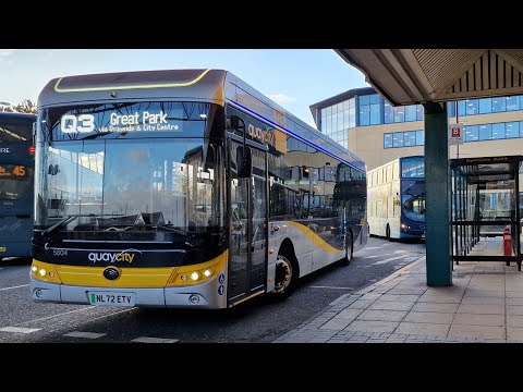 Go North East Yutong E12 NL72 ETV (5804) on Q3 to Great Park