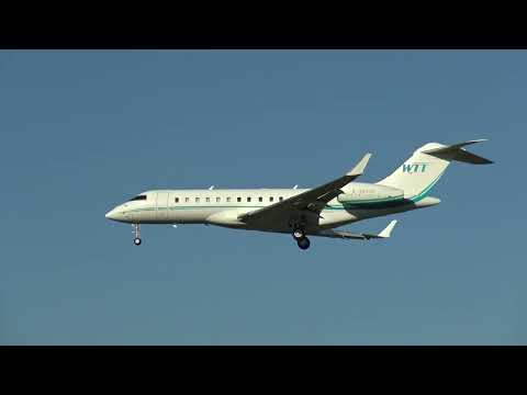 Private Bombardier BD 700 1A10 Global 6000 B-96999 Landing Malaga LEMG