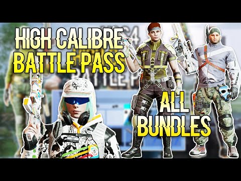 Y6S4 High Calibre BATTLE PASS ALL BUNDLES - Full Showcase - Rainbow Six Siege