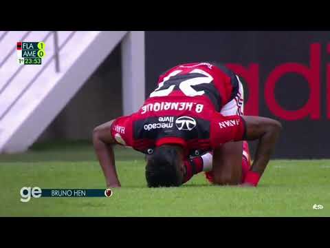 Flamengo 2x0 América-MG - Brasileiro 2021 (Rede Globo)
