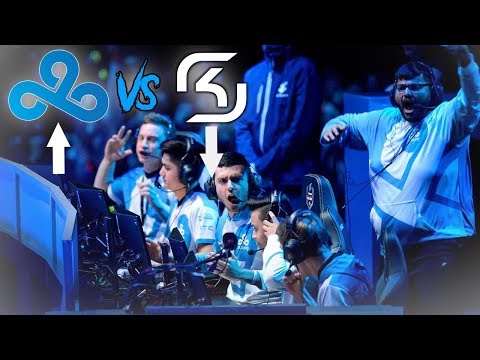 Cloud9 vs SK SEMI FINAL | BEST MOMENTS