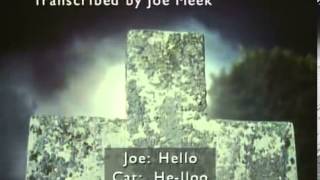 Joe Meek pratar med en katt