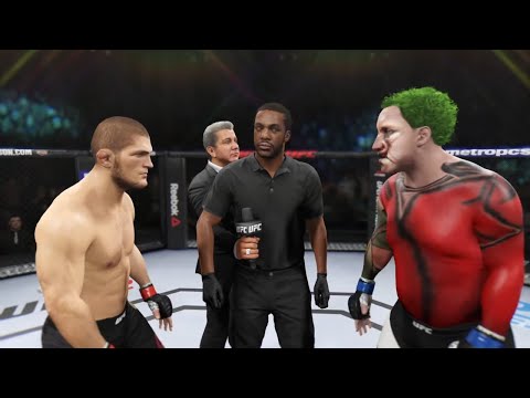 Khabib vs. Ugly Giant - EA Sports UFC 2 - Eagle Fights 🦅