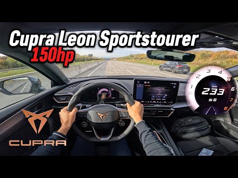 2025 Cupra Leon Sportstourer 1.5 eTSI-DSG (150 hp) | POV Autobahn Test Drive in Germany