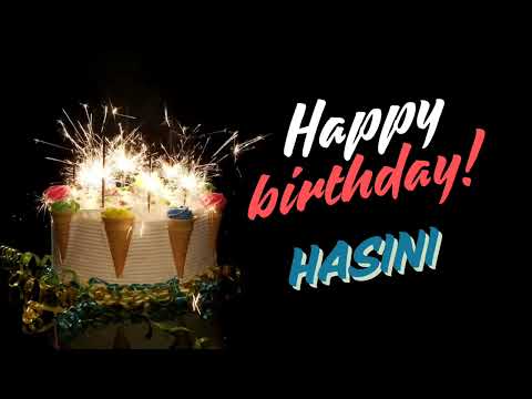HASINI Birthday Song | USA Birthday Song For Girls | Comment Your Name For Song