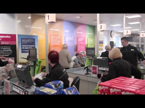 Lojas-conceito cooperativas da região central da Inglaterra