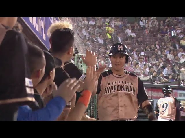 【6回表】ベテラン同士の勝負の結果は…!? ファイターズ・鶴岡 2試合連続の第2号ホームランで貴重な追加点!! 2018/6/22 E-F