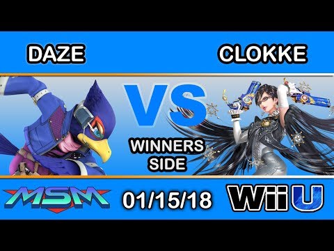 MSM 129 - Daze (Falco) Vs. THS | Clokke (Bayonetta) Winners Side - Smash 4