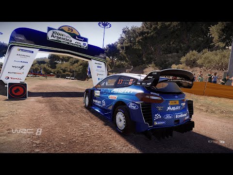 WRC 8 - XION Rally Argentina, SSS Parque Tematico - Ford Fiesta WRC - TOP 15 - Bonnet, Helicopter