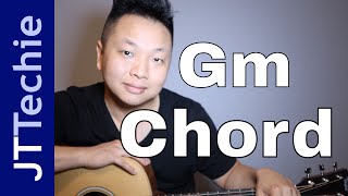 How to Play Gm Chord on Acoustic Guitar for Beginners | G Minor Chord