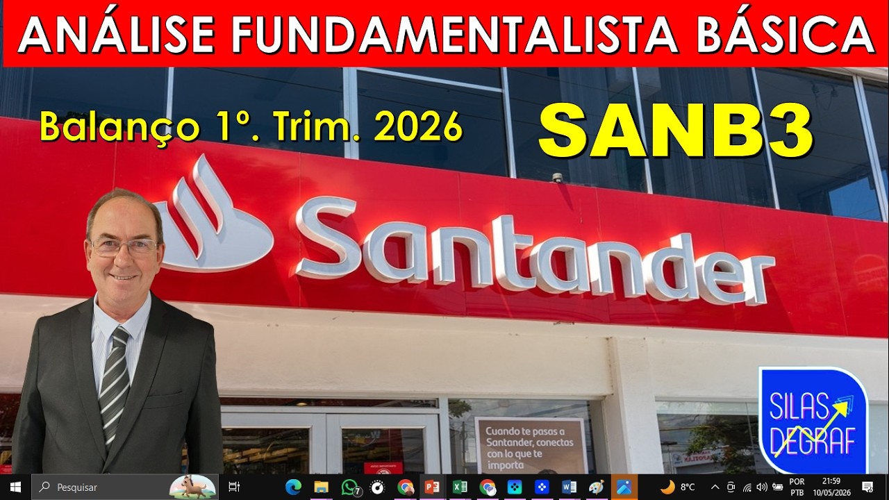 SANB3 - BANCO SANTANDER S/A. ANÁLISE FUNDAMENTALISTA BÁSICA. PROF. SILAS DEGRAF. 1o. trim. 2026