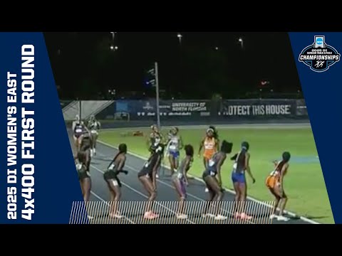 All East women's first round 4x400 meter relays from 2025 NCAA outdoor track and field championships
